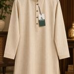 Ivory Jacquard Panjabi