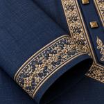 Embroidered Panjabi – Royal Navy Blue