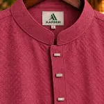 ARMIR Premium Maroon Textured Panjabi