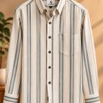 Premium Classic Stripe Full Sleeve Shirt for Men