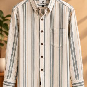 Premium Classic Stripe Full Sleeve Shirt for Men