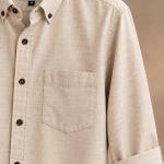 Premium Remy Cotton Shirt – Classic Beige