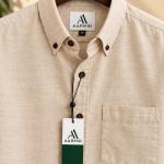 Premium Remy Cotton Shirt – Classic Beige